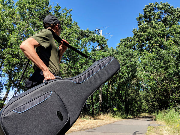 RB Continental Voyager Double Electric Bass Guitar Case - Carrying