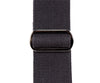 Merino Wool Guitar Strap, Black - Buckle