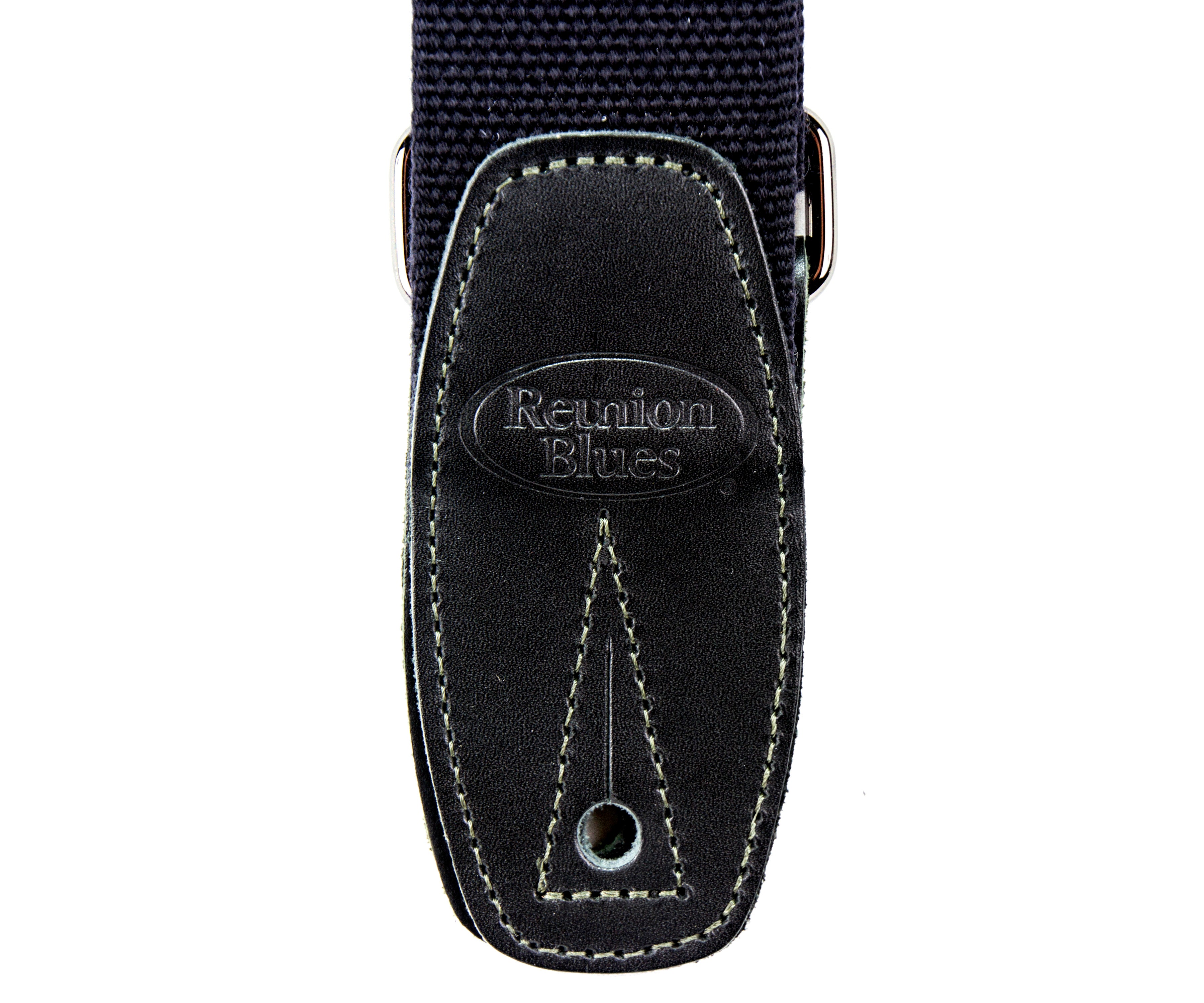 Merino Wool Guitar Strap, Black - Tab
