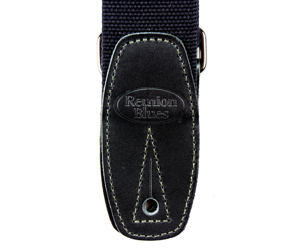 Merino Wool Guitar Strap, Black - Tab