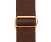 Merino Wool Guitar Strap, Brown - Buckle